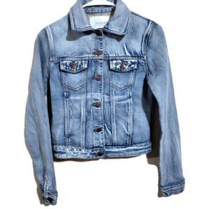 Sea Gypsies JUNIORS small denim jean jacket blue